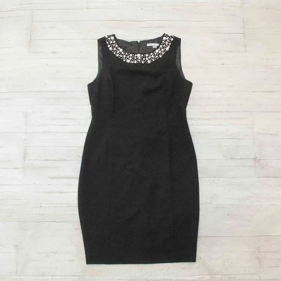 Marc New York Pearl Collar Shift Dress size 12 - Picture 4 of 11